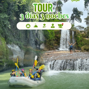Encantos + Rafting + Paraíso de Cascadas – 3D / 3N