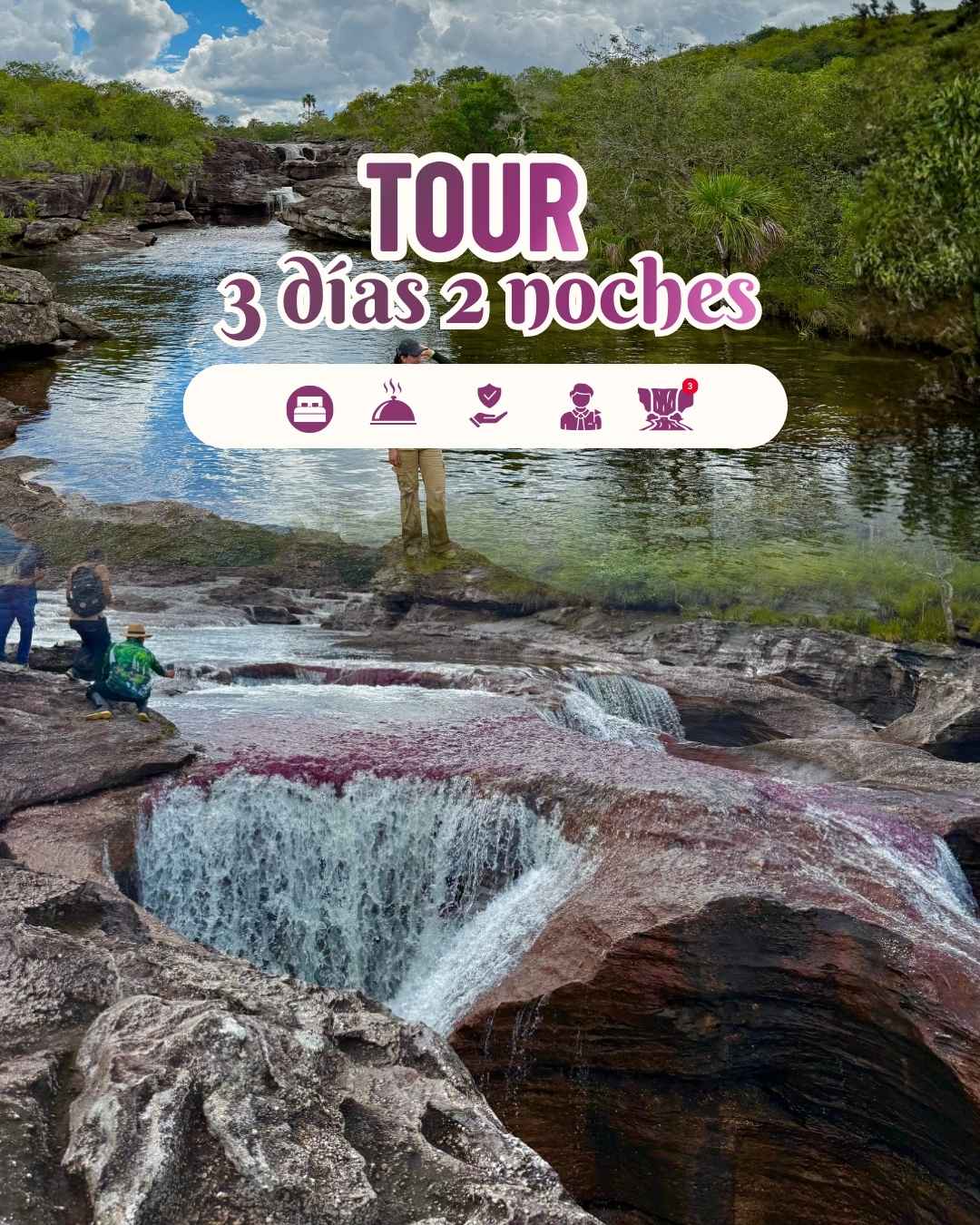 Fin de Semana en Caño Cristales – 3D / 2N Terrestre