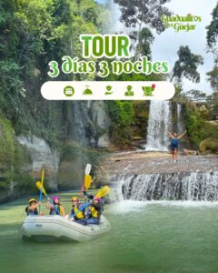 Encantos + Rafting + Paraíso de Cascadas – 3D / 3N